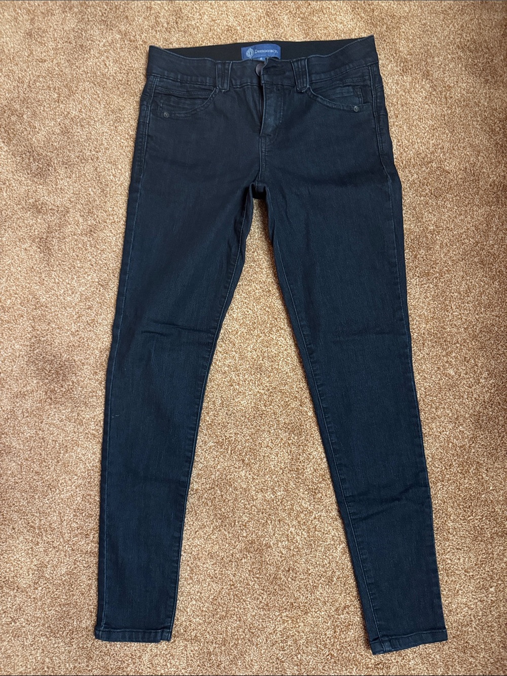 Democracy dark blue Ab solution skinny Jean